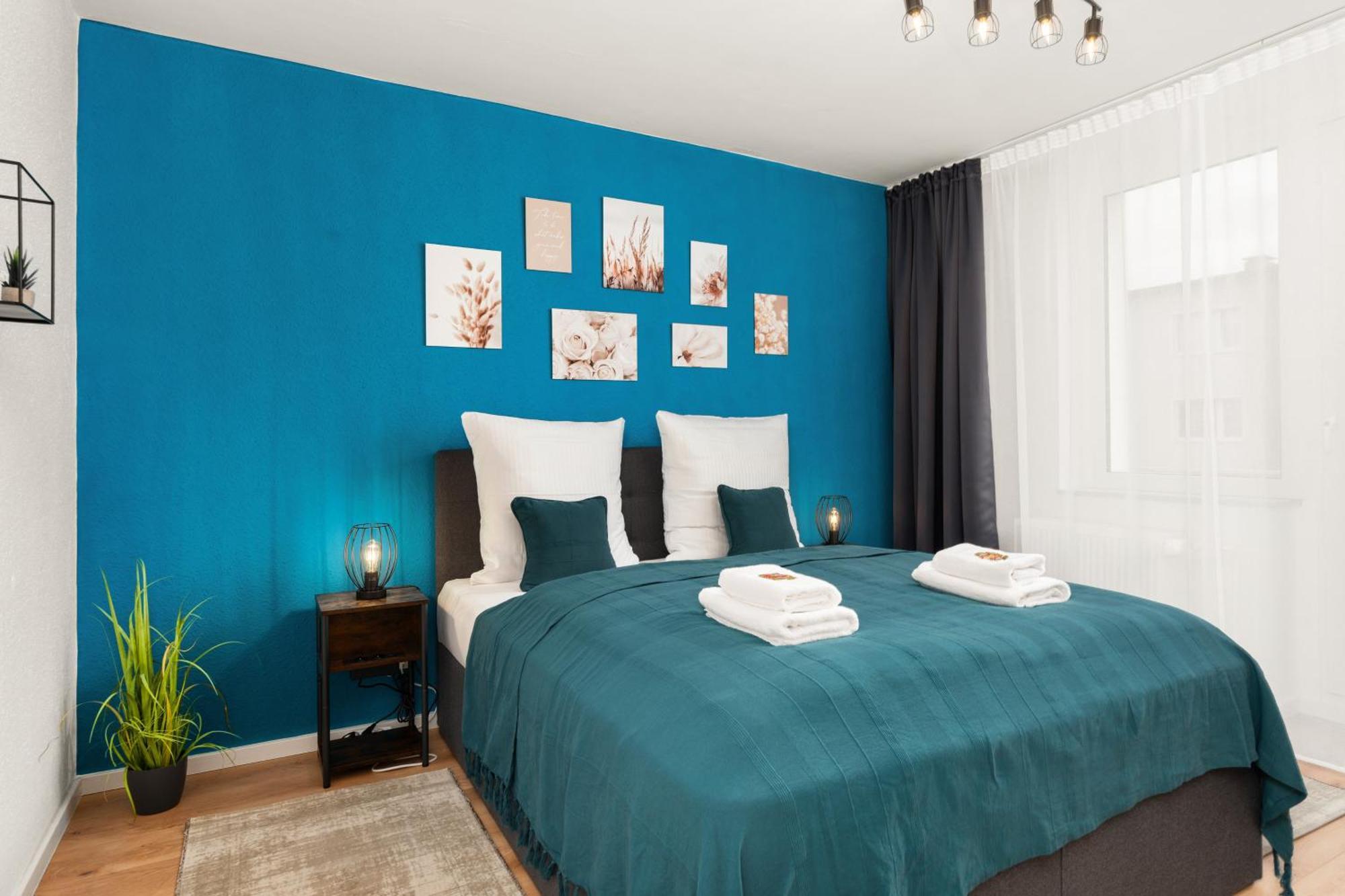 Free Living - City Design Apartments, Zentrum, Outlet, Balkon, Kueche Wolfsburg Buitenkant foto