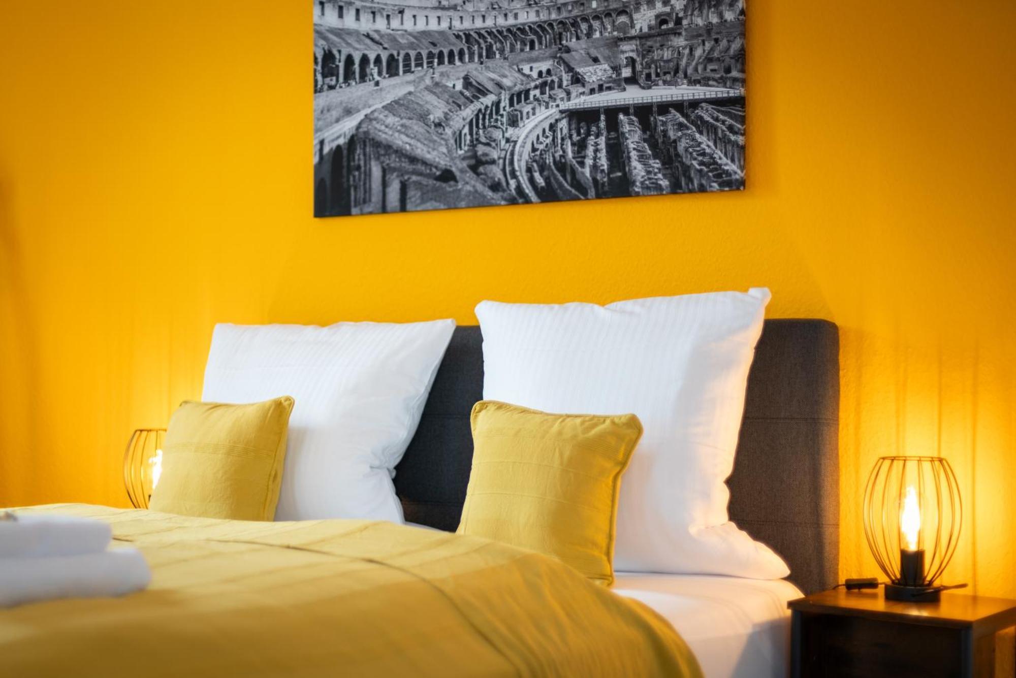 Free Living - City Design Apartments, Zentrum, Outlet, Balkon, Kueche Wolfsburg Buitenkant foto