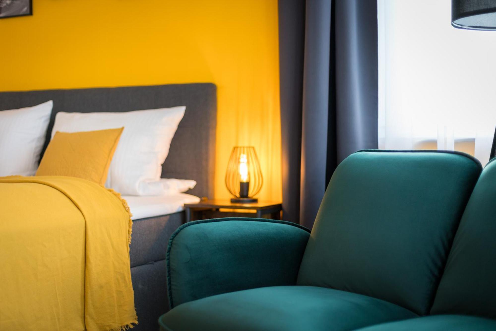 Free Living - City Design Apartments, Zentrum, Outlet, Balkon, Kueche Wolfsburg Buitenkant foto